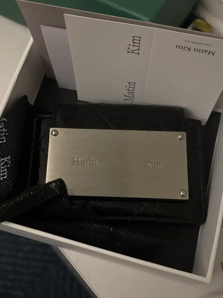 MATIN KIM | 마뗑킴 Matin Kim Accordion Wallet Black on MATIN KIM | 마뗑킴 Matin Kim Accordion Wallet Black on